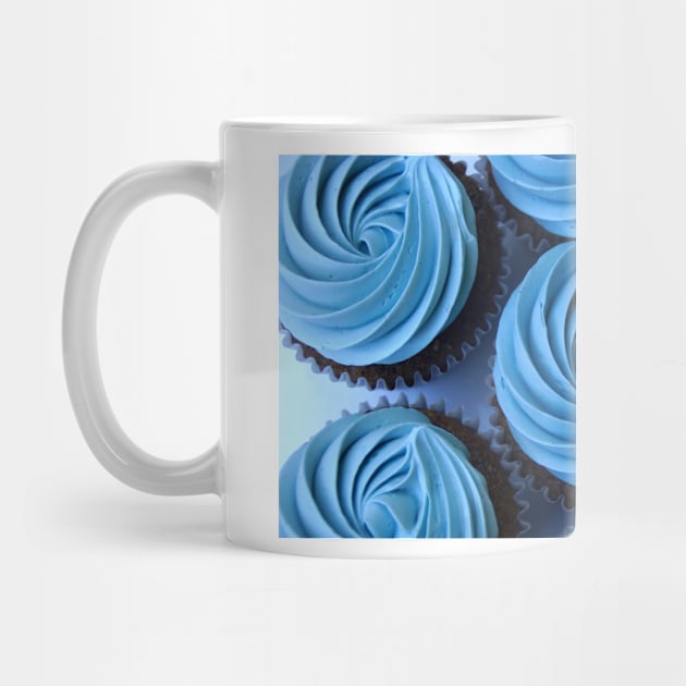 Blue Cupcakes - Wedding at Magpie Springs, Adelaide Hills, Fleurieu Peninsula by Avril Thomas by MagpieSprings